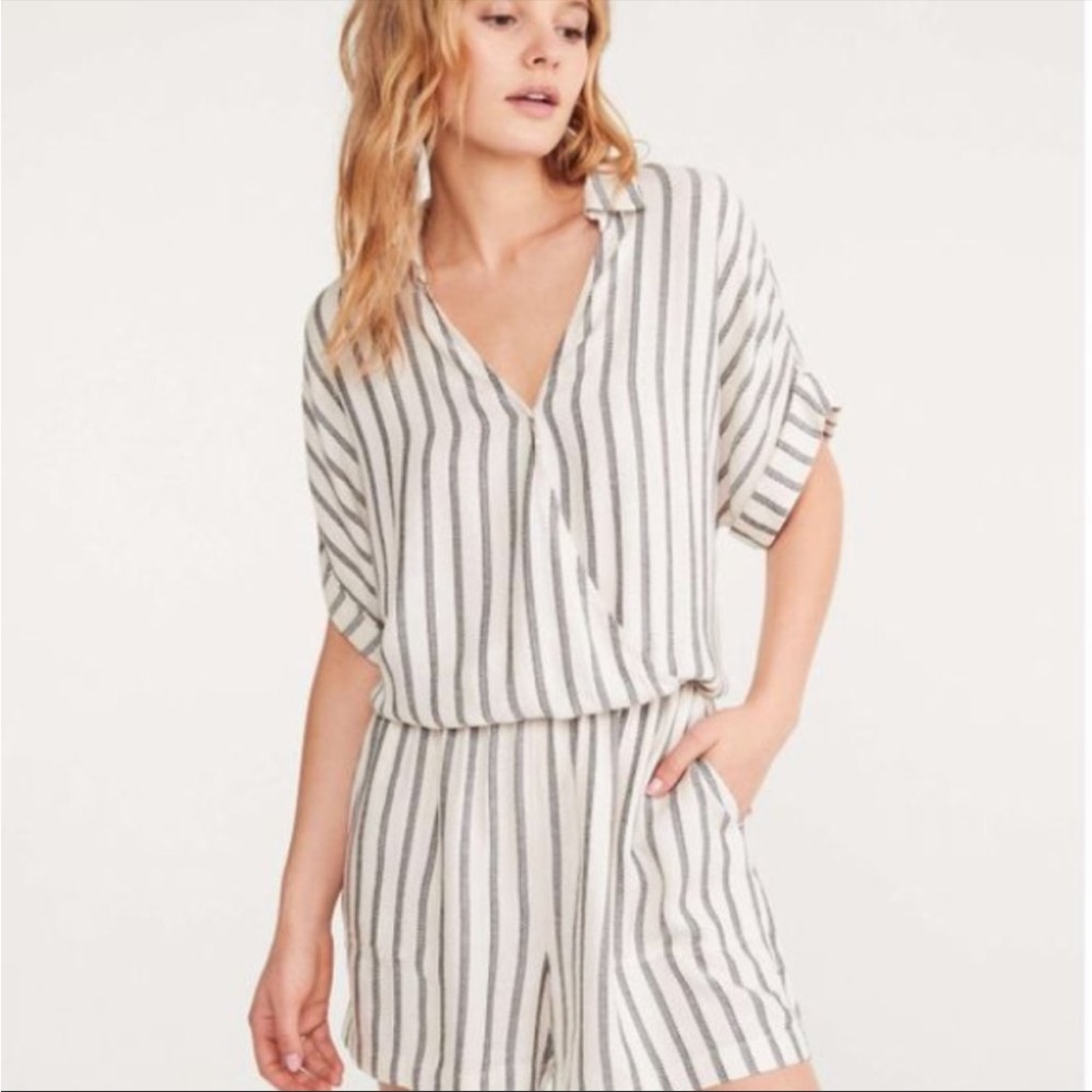 Lou & Grey • Pinstripe Romper